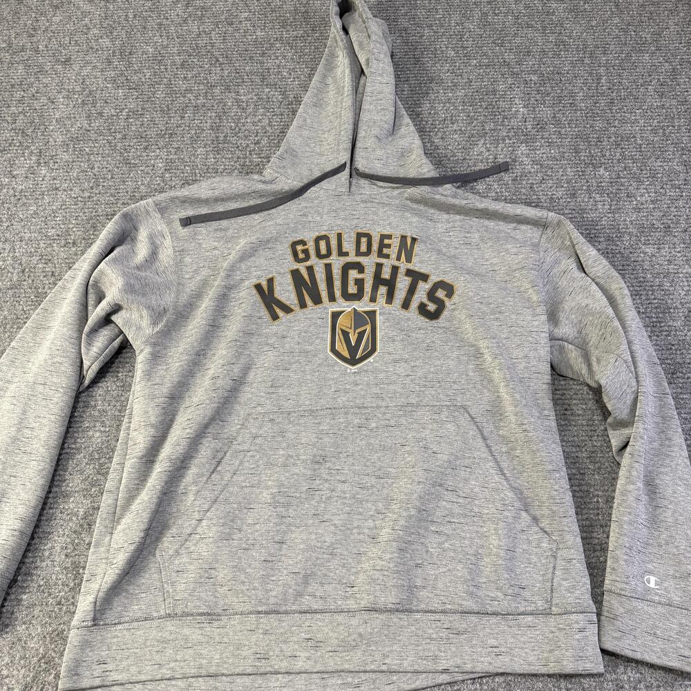 Vegas Golden Knights Hoodie Mens XL Gray NHL Hockey Champion Pullover Sweatshirt